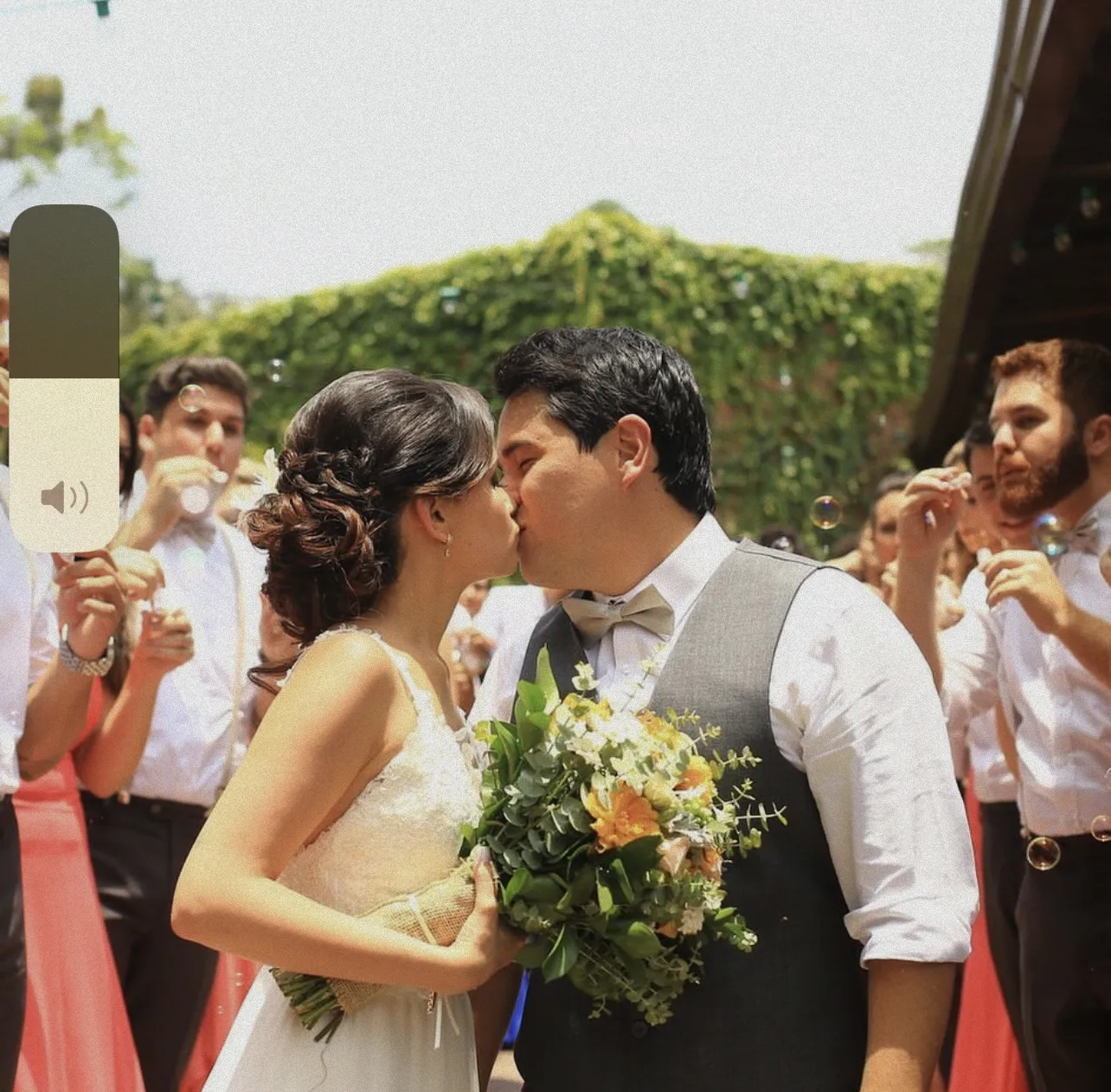 Nagamoto on his wedding day