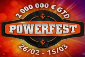 مهرجان POWERFEST في PartyPoker- جوائز وعروض ضخمة حتى 15 مارس