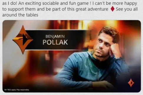 本杰明·波拉克加入partypoker：扑克明星的新篇章