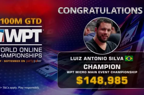 WPT世界线上锦标赛落幕：巴西选手Silva夺冠