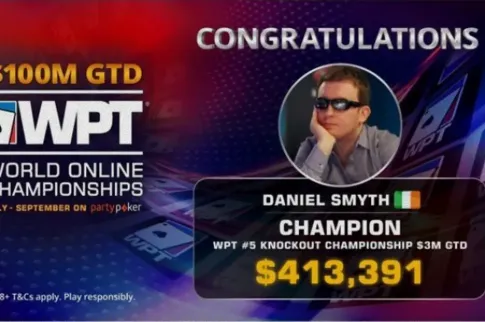 丹尼尔·史密斯赢得WPT线上赛冠军，实现扑克梦想