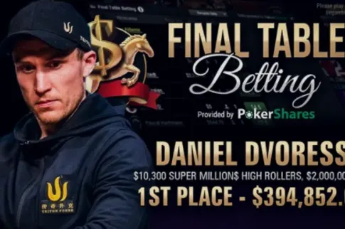 丹尼尔·德沃雷斯在GGPoker超级百万赛中夺冠