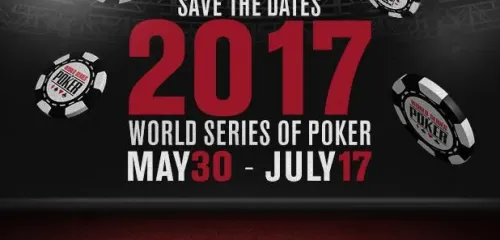 2017年世界扑克系列赛(WSOP)赛程公布