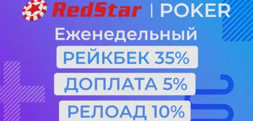 RedStar Poker 6月Rake Chase活动高达9返水等你来拿