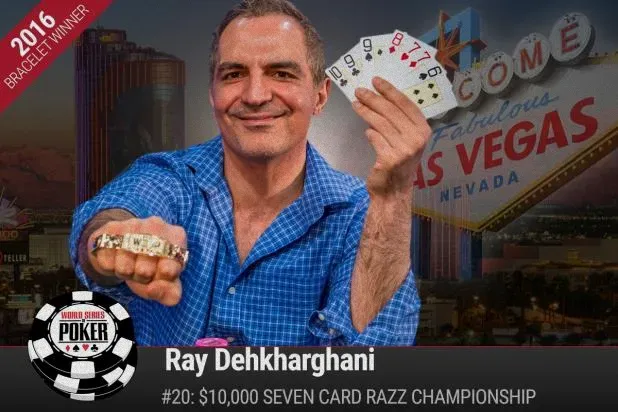 雷·德哈尔加尼赢得WSOP Razz扑克锦标赛冠军