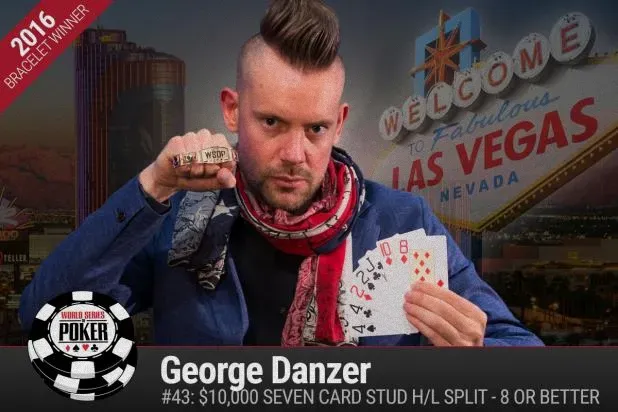 乔治·丹泽尔赢得WSOP七牌梭哈高低分割赛冠军