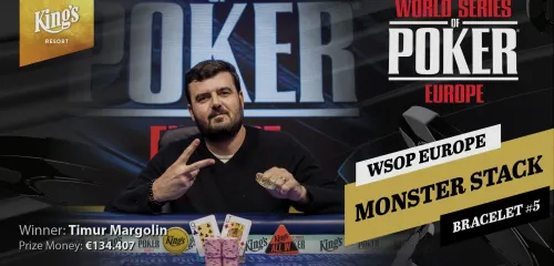 2018年WSOPE:蒂穆尔·马尔戈林为以色列赢得第三个手镯