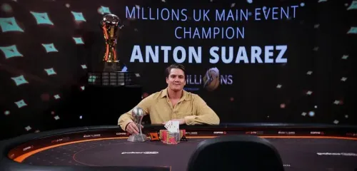 德州扑克课程:Antón Suárez 赢得 partypoker MILLIONS UK 主赛事