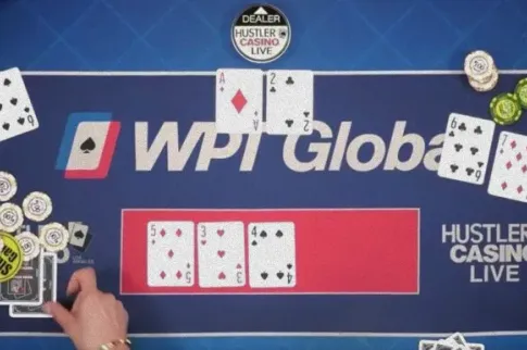 Hustler Casino Live：疯狂顺子对决的扑克牌局