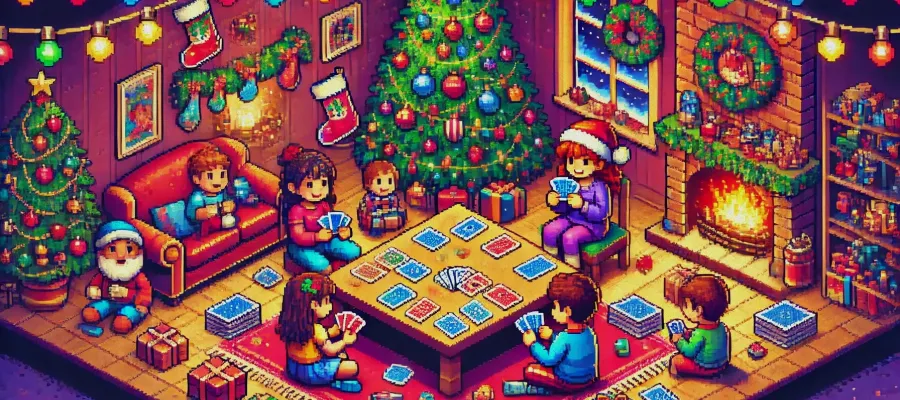 ألعاب الورق للعائلة- متعة لا تنتهي للأطفال والكبار في الأعياد