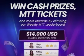 جوائز ومكافآت WPT Global- لوحات المتصدرين الأسبوعية والجوائز النقدية القيمة