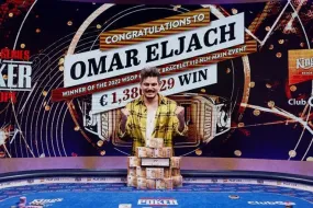 فوز عمر الجاج ببطولة WSOPE الرئيسية 2022 ببراعة