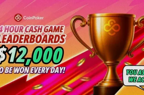 CoinPoker推出新排行榜活动，总奖金高达70万美元