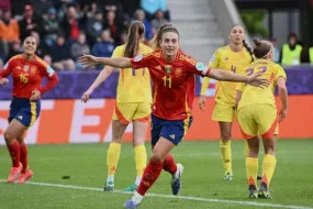 إسبانيا تسحق بلجيكا بسداسية بقيادة بوتياس في يورو السيدات