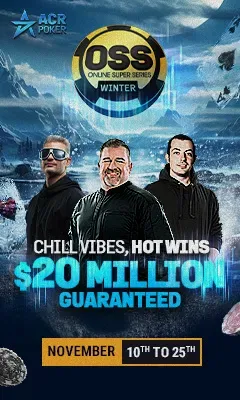 بطولة ACR Poker الشتوية- $20 مليونًا وفرص ربح مذهلة