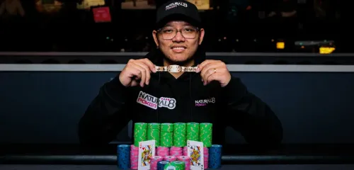 德州扑克排行:泰·哈赢得WSOP短牌赛金手链
