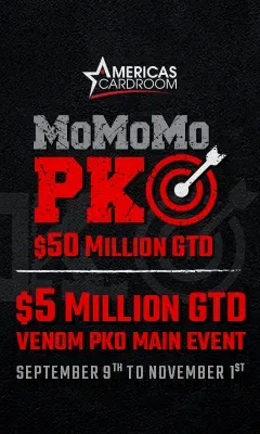 Venom PKO- بطولة بوكر ضخمة بضمان 5 مليون دولار في Americas Cardroom