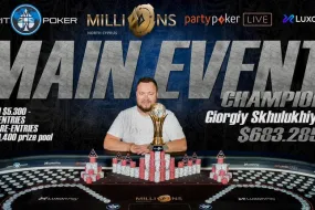 فوز جيورجيي سكولوخيا بلقب MILLIONS North Cyprus وجائزة $683,285
