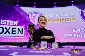 كريستين فوكسن تتصدر PGT بالفوز ببطولة كأس PGT