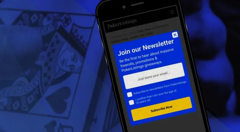 اشترك في نشرتنا الإخبارية واربح بطولة PokerListings وجوائز نقدية!