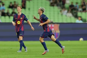 جافي يتألق كهداف في جولة برشلونة التحضيرية بكوريا