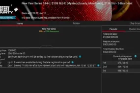 سلسلة PokerStars New Year- 3 مليون دولار مضمونة في الأحداث الرئيسية