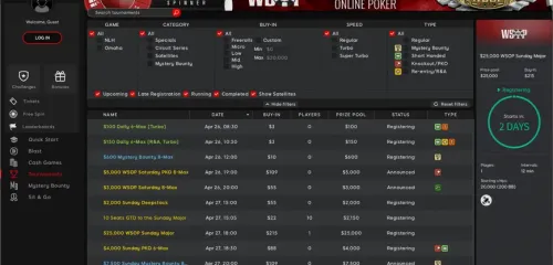 WSOP Online 与宾夕法尼亚州共享流动性即将启动