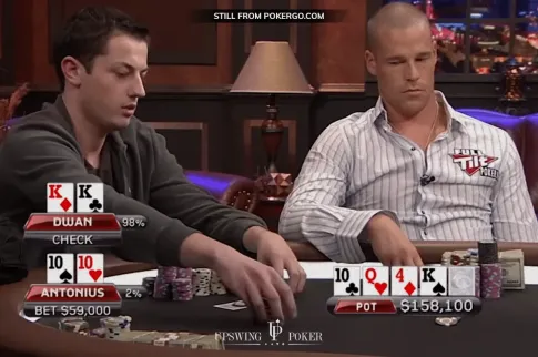 免费百家乐:扑克牌局分析：Tom Dwan vs Patrik Antonius的经典同花顺对同花顺