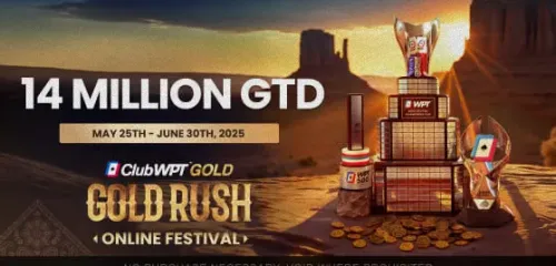 DB真人视讯平台:ClubWPT Gold Rush：百万奖金扑克锦标赛启动