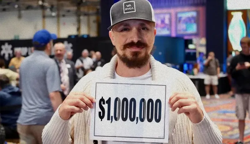 真人百家乐:WSOP百万美元赏金赛:两位玩家成百万富翁
